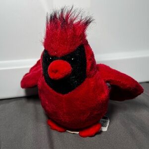 Ganz Webkinz Lil' Kinz Cardinal Plush Red No Code Bird Stuffed Animal Toy HS503